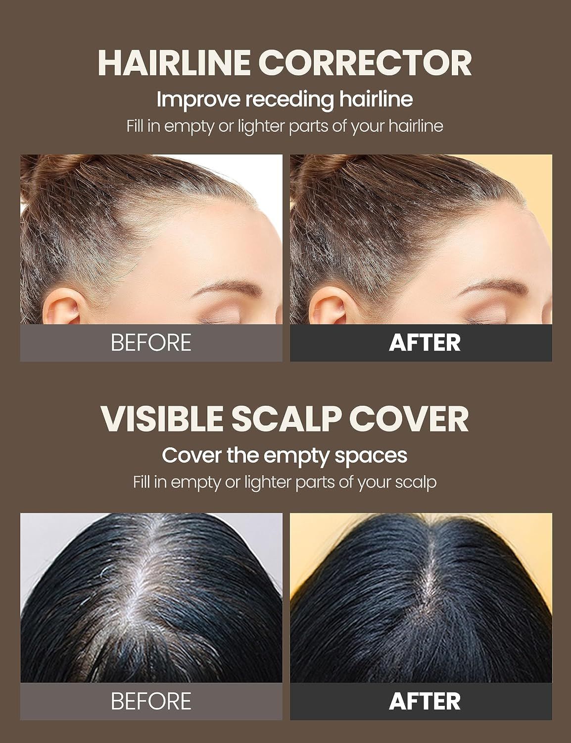 MODA MODA Pro Change Hair Cover Stick - Dark Brown