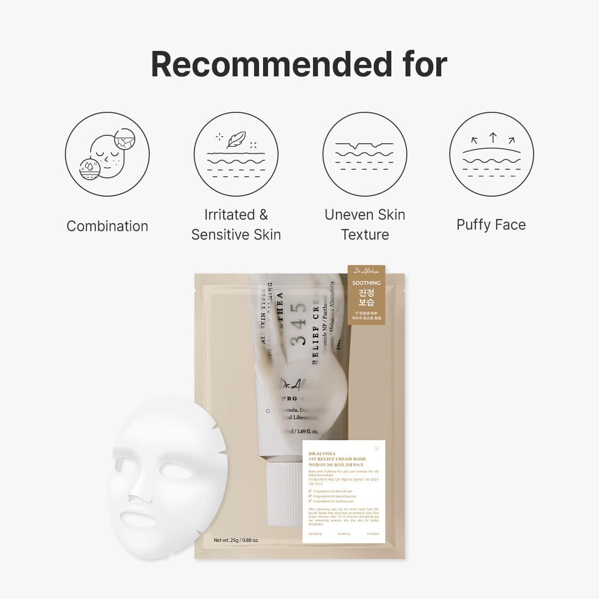 Dr.Althea 345 Cream Mask 4 Sheets