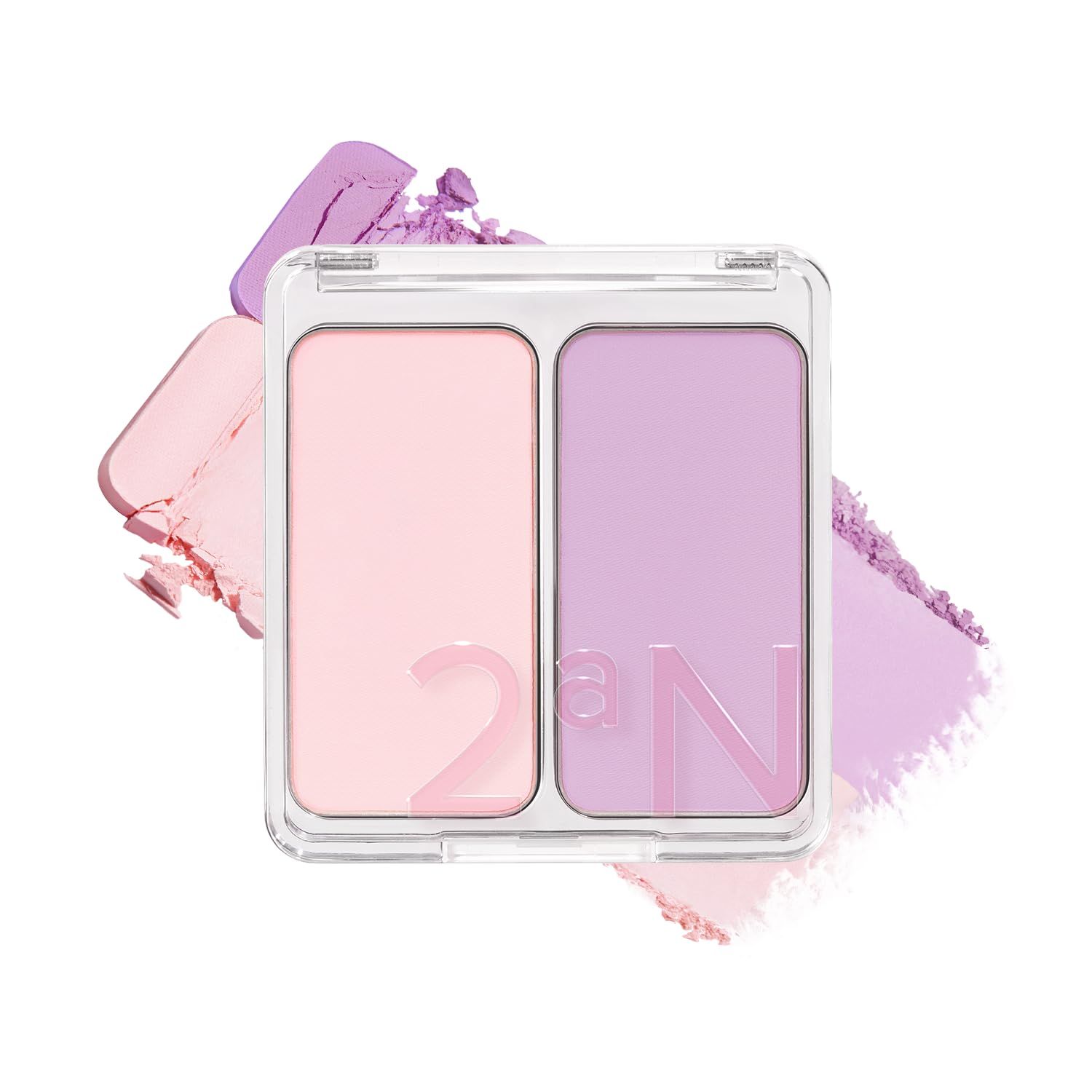 2aN Dual Cheek #01 Cotton Candy Violet