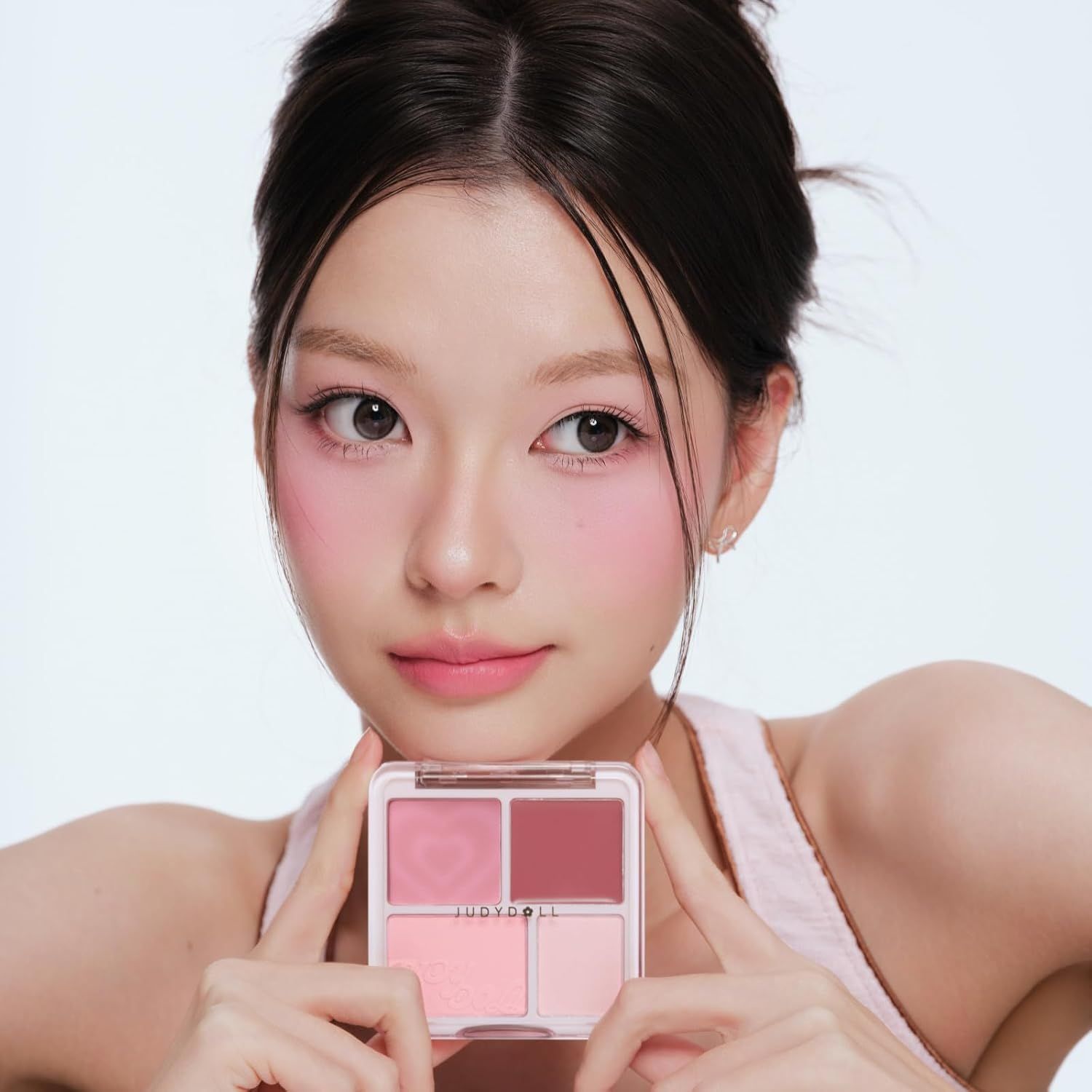 Judydoll Blush &amp; Highlight Palette #02 Fresh Peach