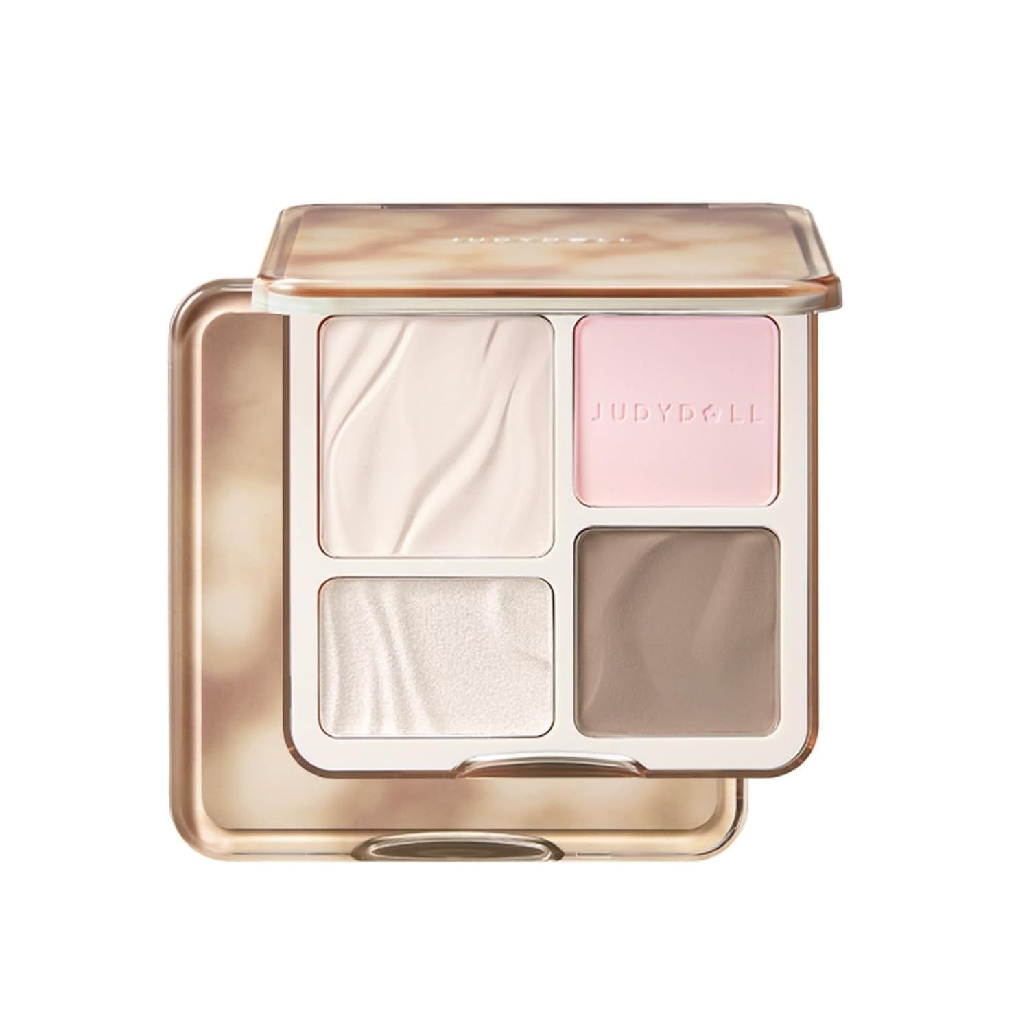 Judydoll 2 in 1 Highlighter &amp; Contour Palette #04 Blush Shadow