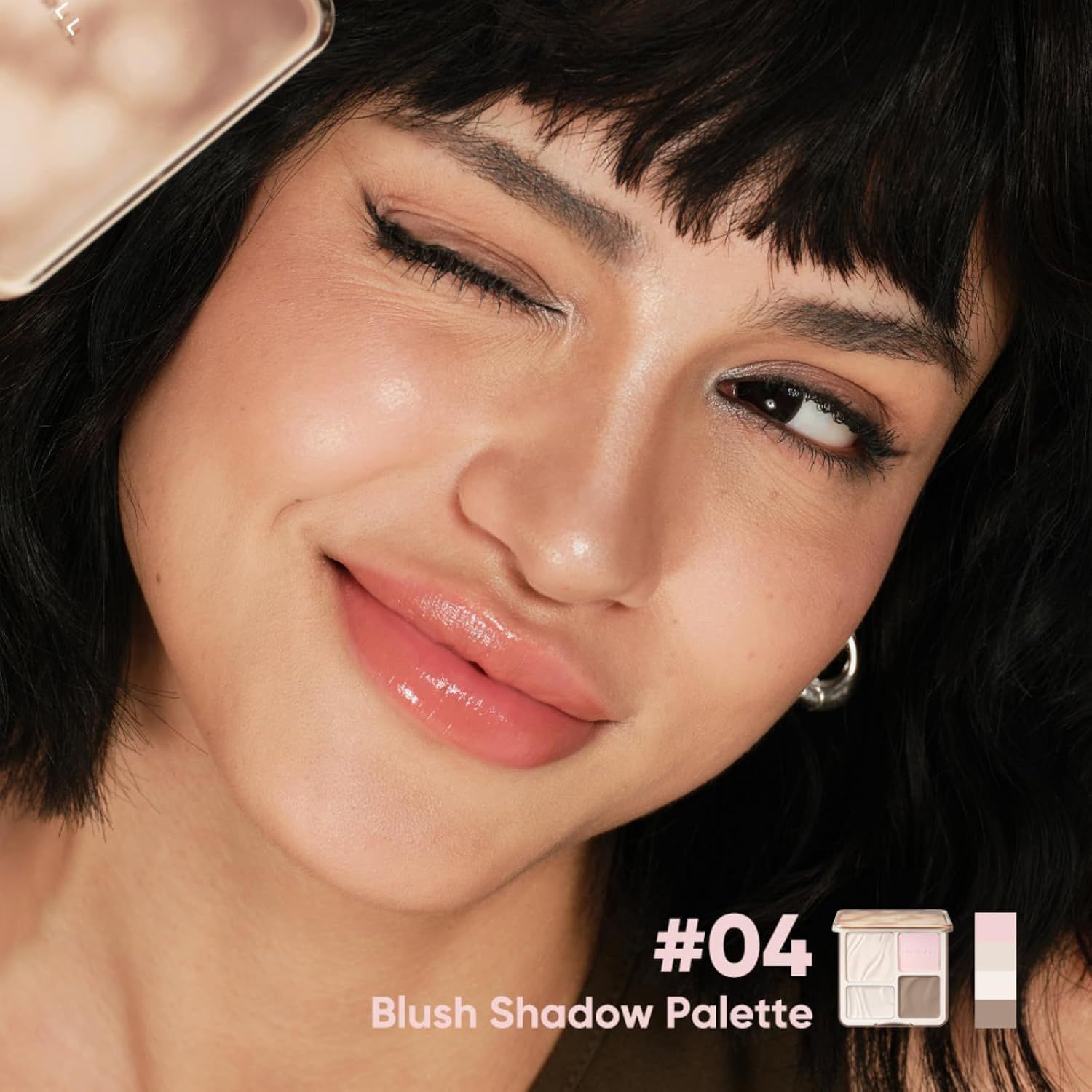 Judydoll 2 in 1 Highlighter &amp; Contour Palette #04 Blush Shadow