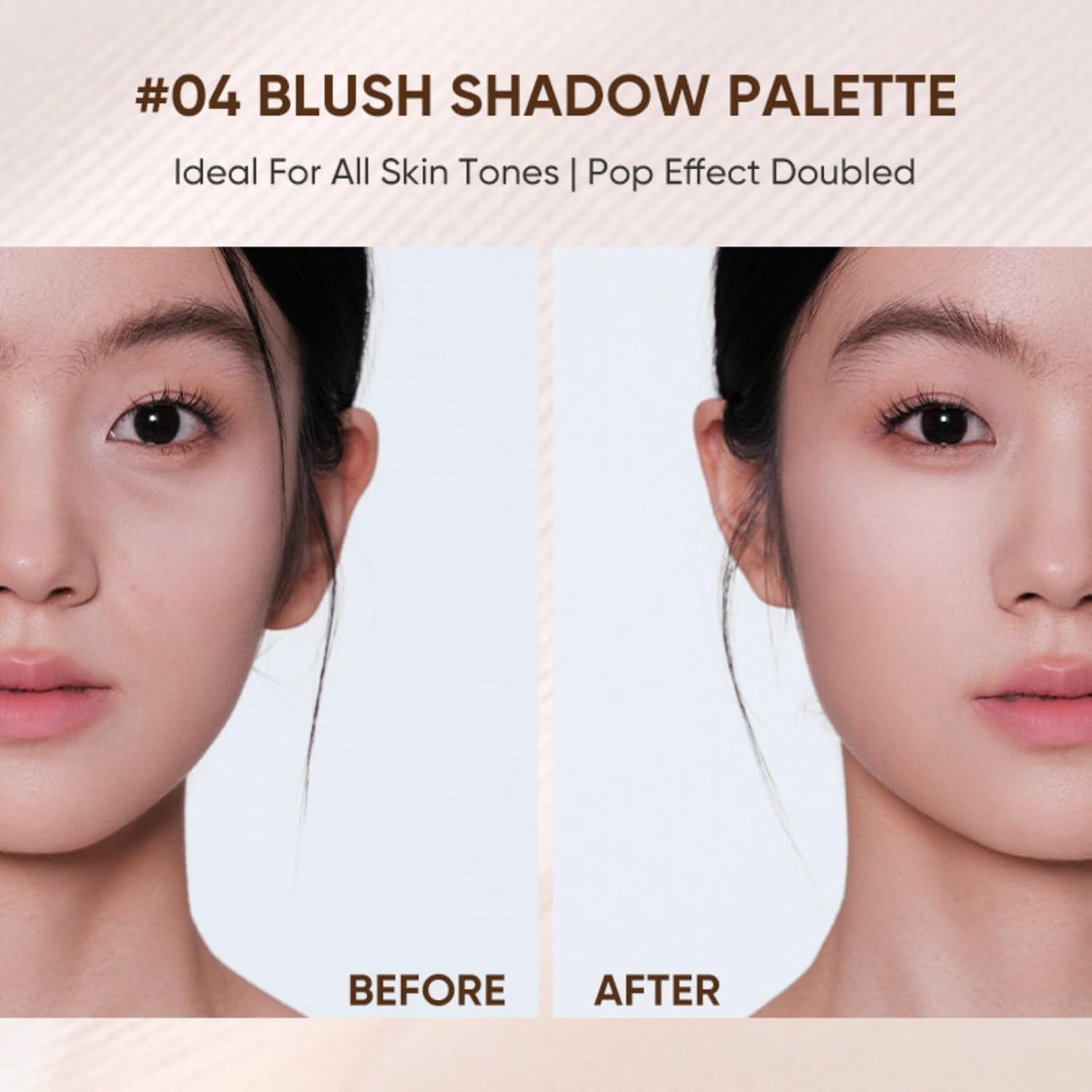 Judydoll 2 in 1 Highlighter &amp; Contour Palette #04 Blush Shadow