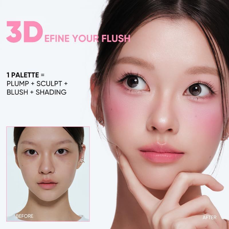 Judydoll Blush &amp; Highlight Palette #03 Lilac Ballet