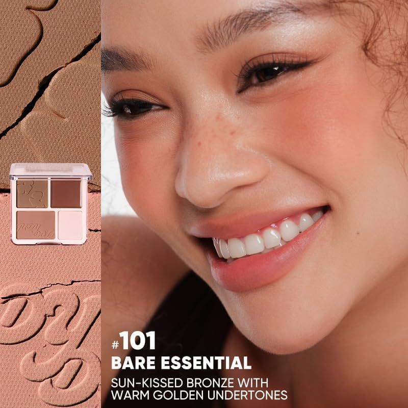 Judydoll Blush &amp; Highlight Palette #101 Bare Essential