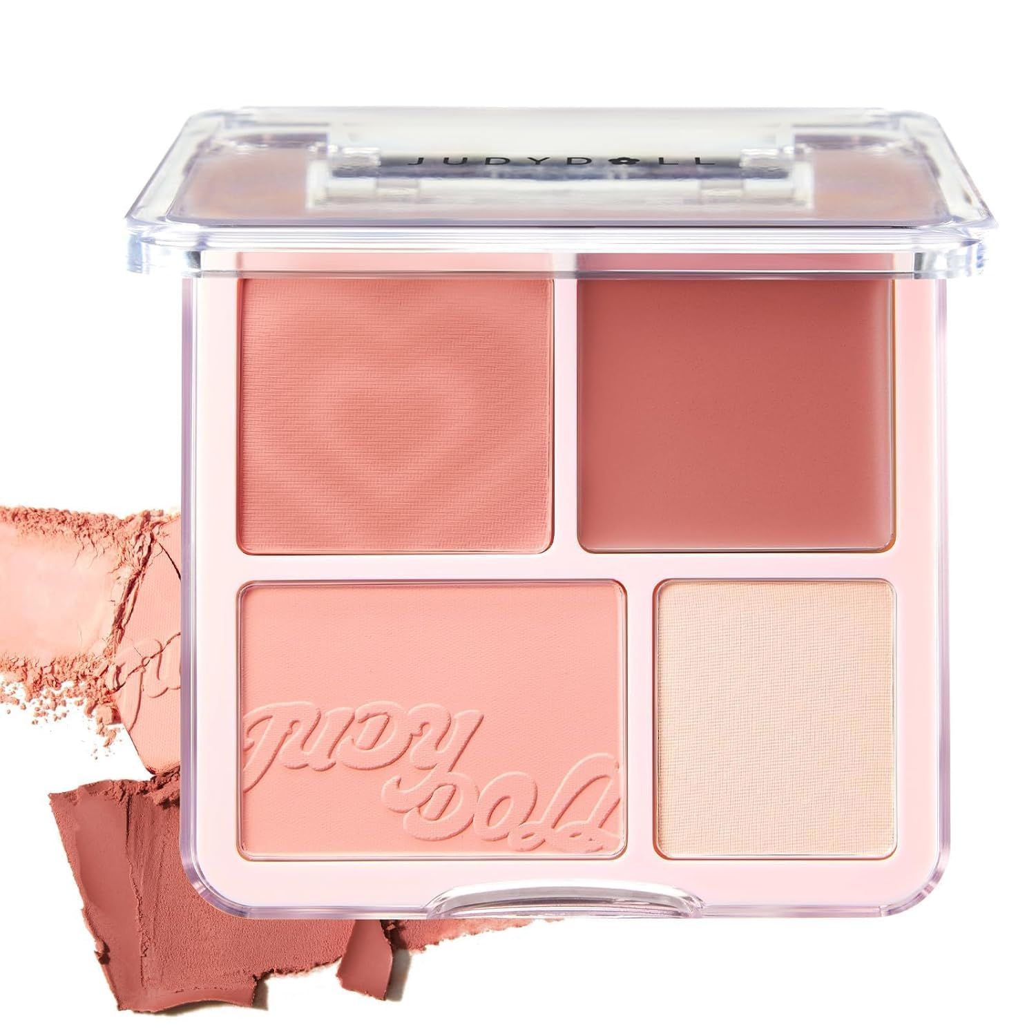 Judydoll Blush &amp; Highlight Palette #01 Milky Melon