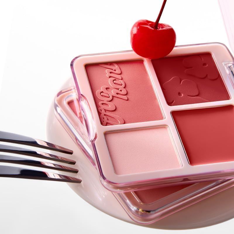 Judydoll Blush &amp; Highlight Palette #102 Berry Crush
