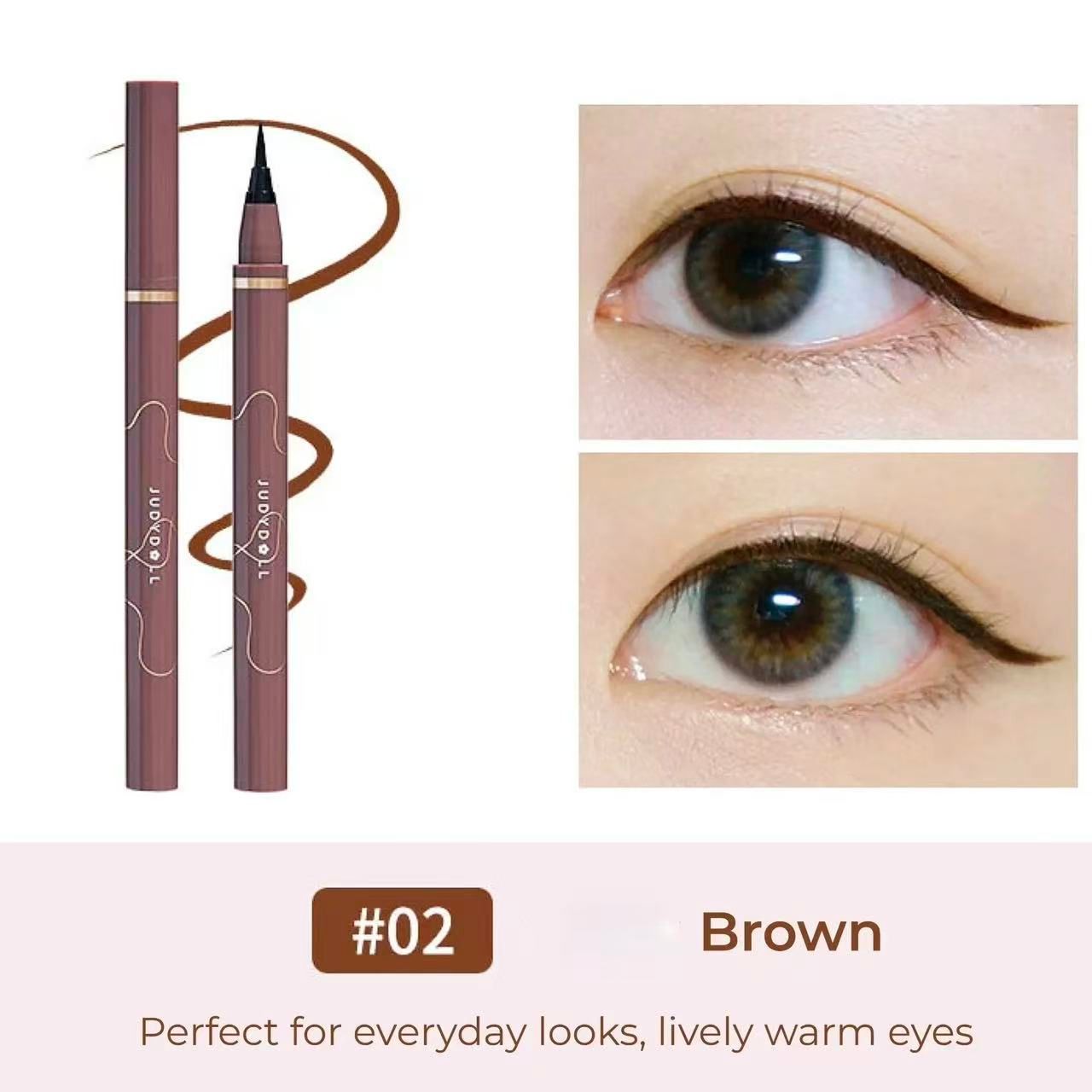 Judydoll Skinny Liquid Eyeliner #02 Brown