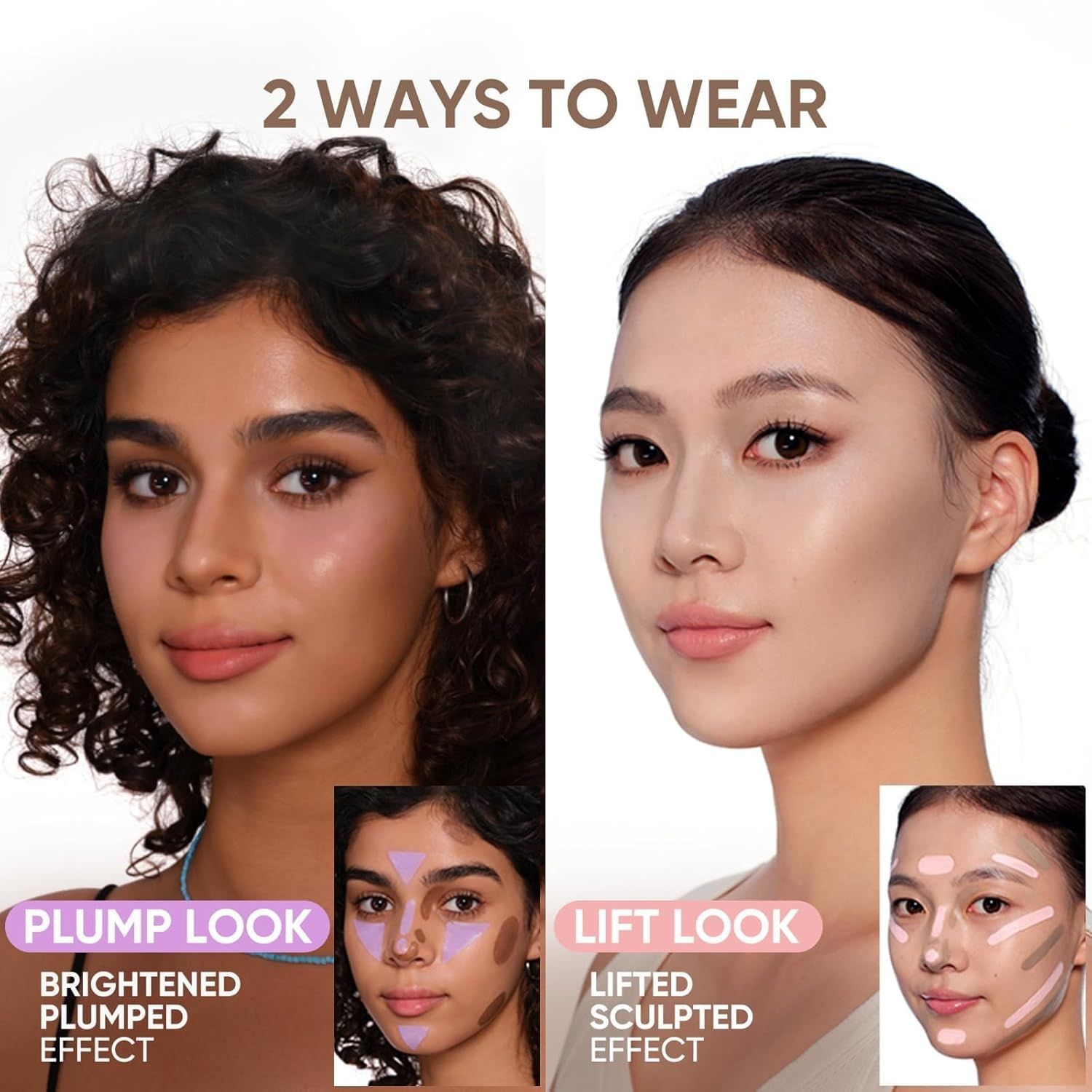 Judydoll Liquid Contour &amp; Under Eye Brightening Duo #01 Fair With Cool Undertones