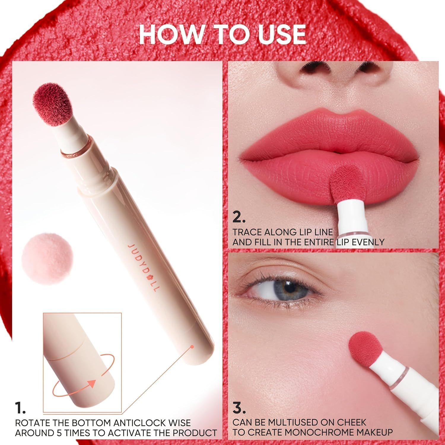 Judydoll Cushion Matte Lock Lip Cream #N05 Petal Dream