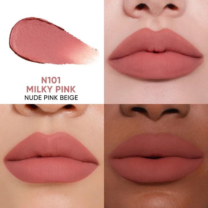 Judydoll Cushion Matte Lock Lip Cream #N101 Milky Pink