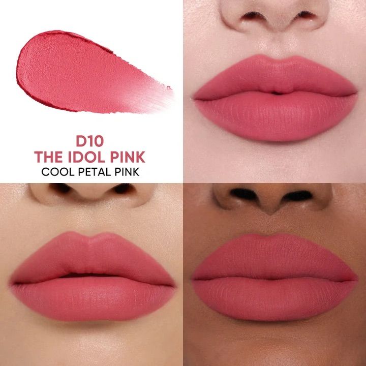 Judydoll Cushion matte lock lip cream #D10 The Idol Pink