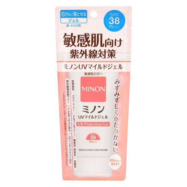 Daiichi Sankyo Healthcare MINON UV Mild Gel SPF38 PA+++ 70ml (For Sensitive Skin)