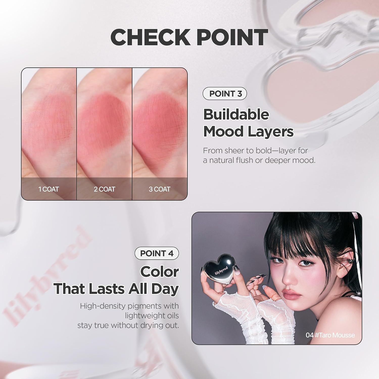 Lilybyred Luv Beam Cheek Mousse #01 Apricot Mousse (Limited Edition)