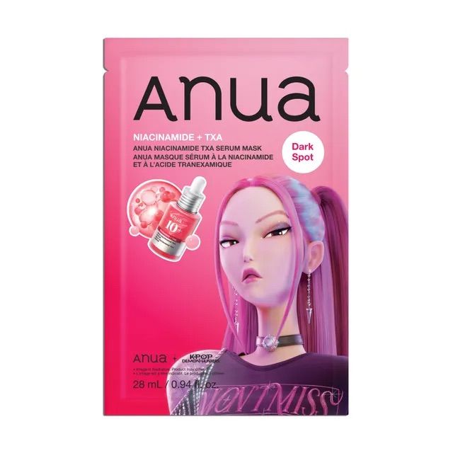 Anua K-Pop Demon Hunters Niacinamide TXA Serum Mask 1 Sheet