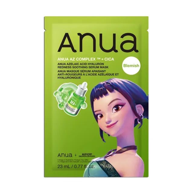 Anua K-Pop Demon Hunters Azelaic Acid Soothing Serum Mask 1 Sheet
