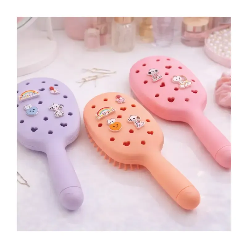 Celavi Peanuts Everyday Charm Hair Brush (Purple)