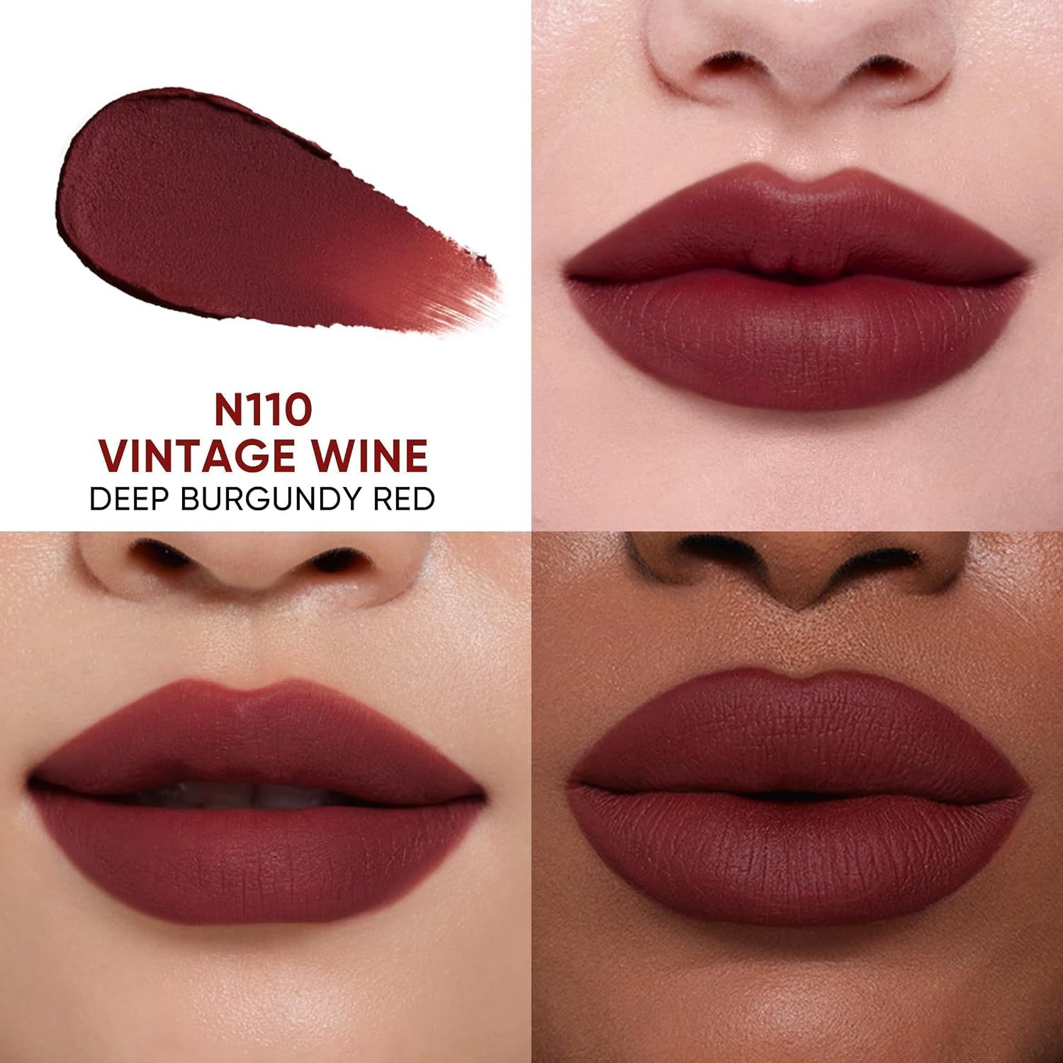 Judydoll Cushion Matte Lock Lip Cream #N110 Vintage Wine