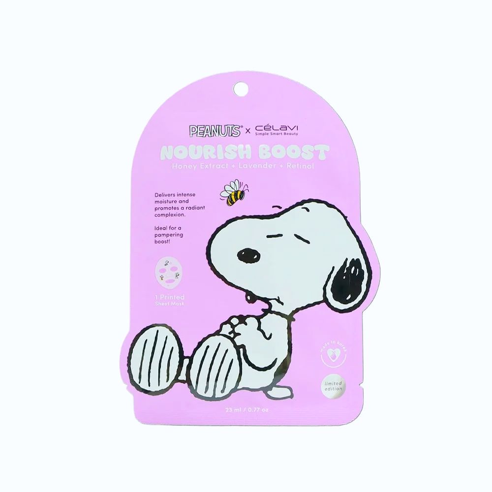 Celavi Peanuts Nourish Boost Face Mask (Honey Extract+Lavender+Retinol)