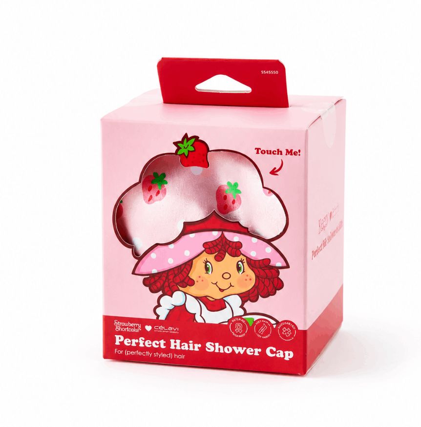 Celavi Strawberry Shortcake Perfect Hair Shower Cap