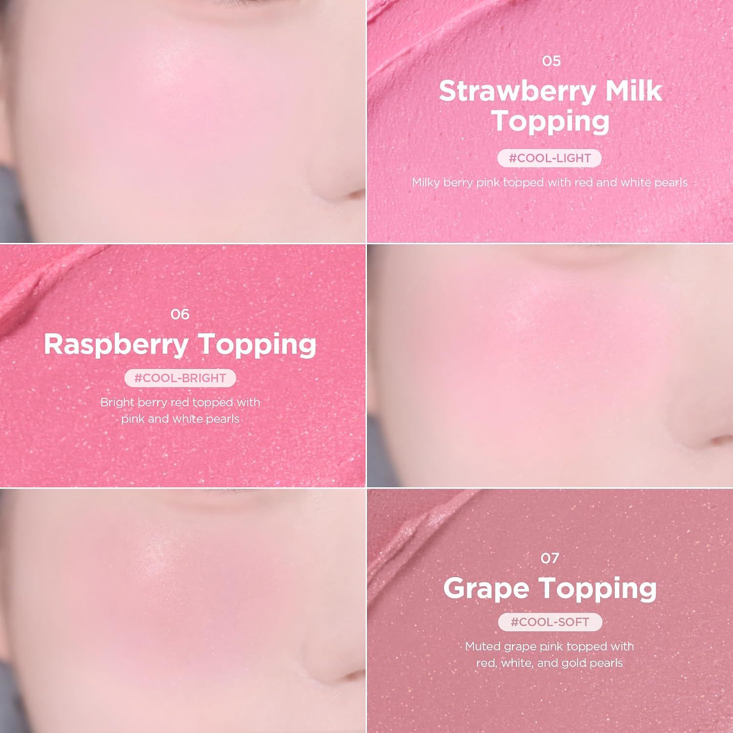 Lilybyred Luv Beam Sherbet Cheek #06 Raspberry Topping