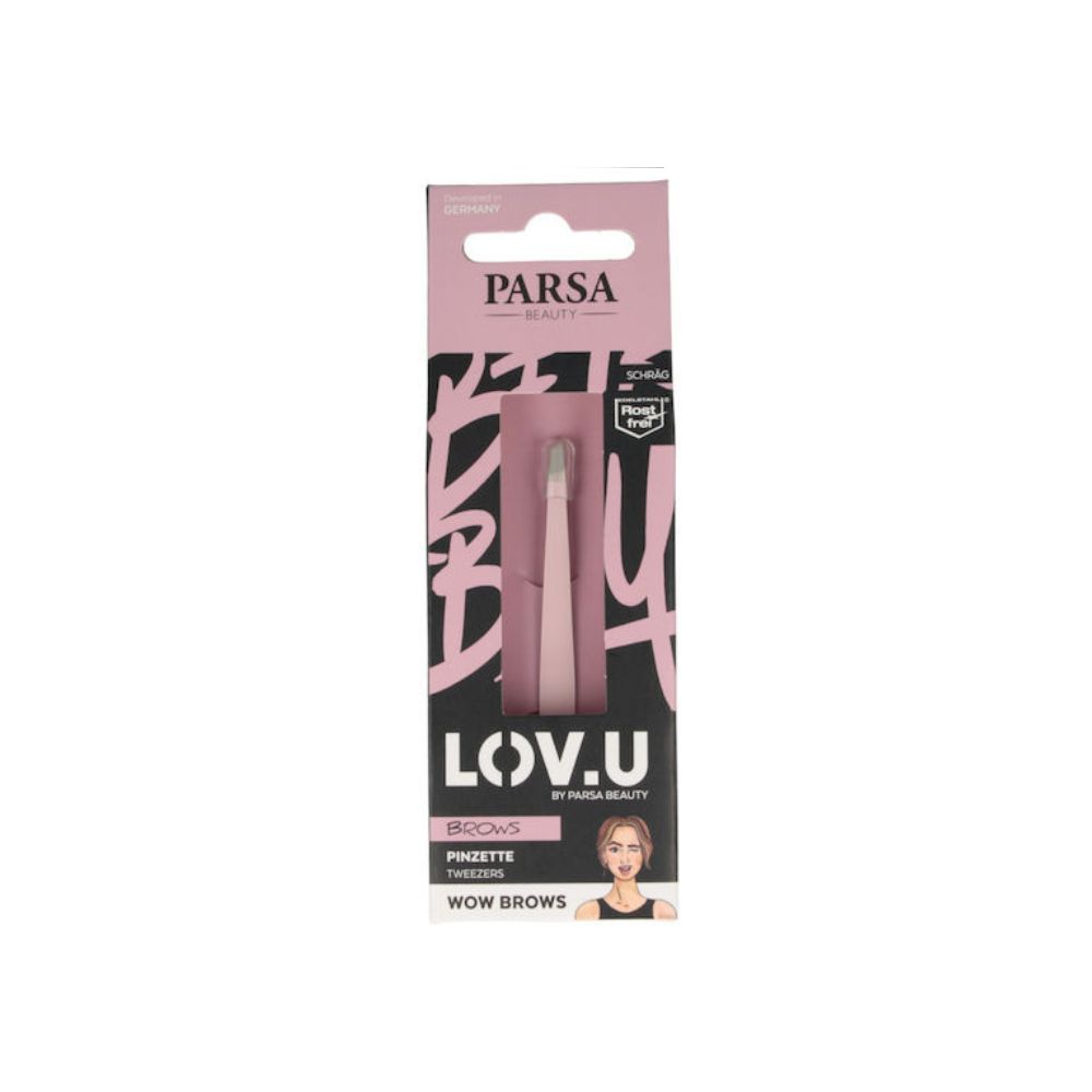 Parsa Beauty LOV.U Eyebrow Tweezers - Pink