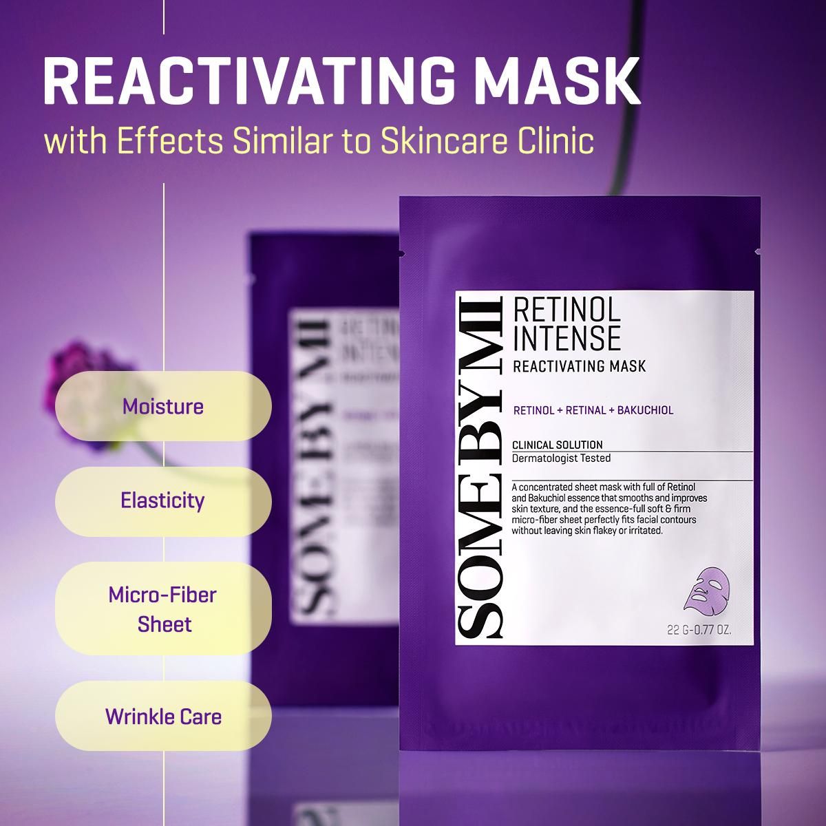 Some By Mi Retinol Intense Reactivating Mask 1 Sheet