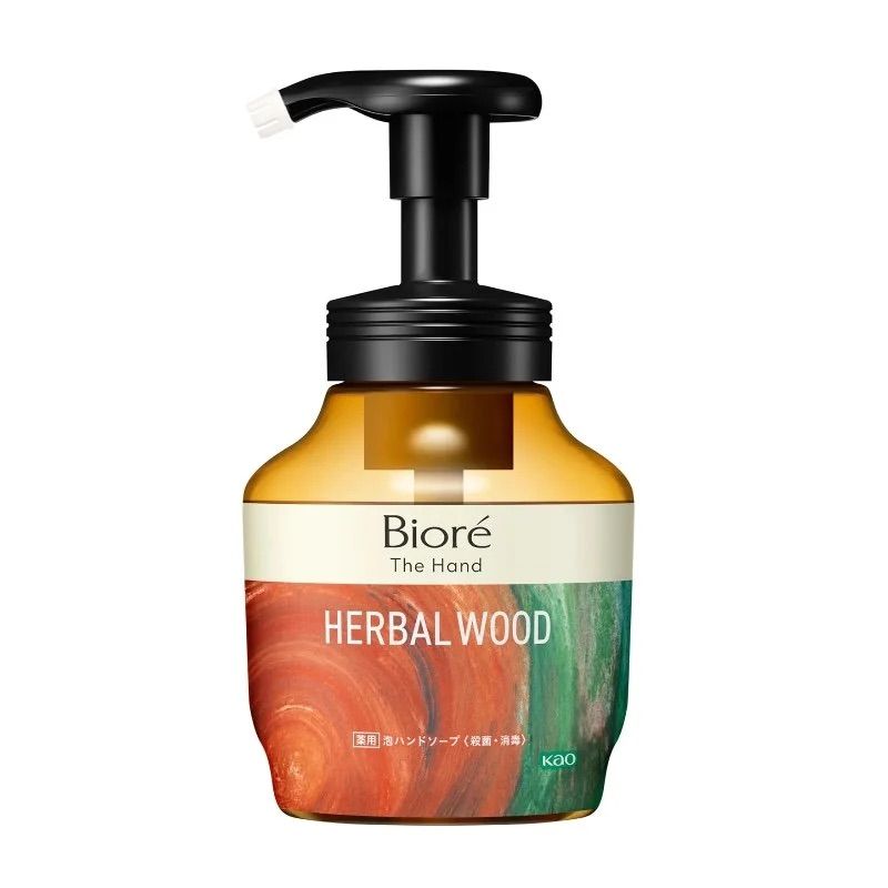 Kao Biore The Hand Peaceful Days Deep Foaming Hand Soap - Herbal Woody 280ml