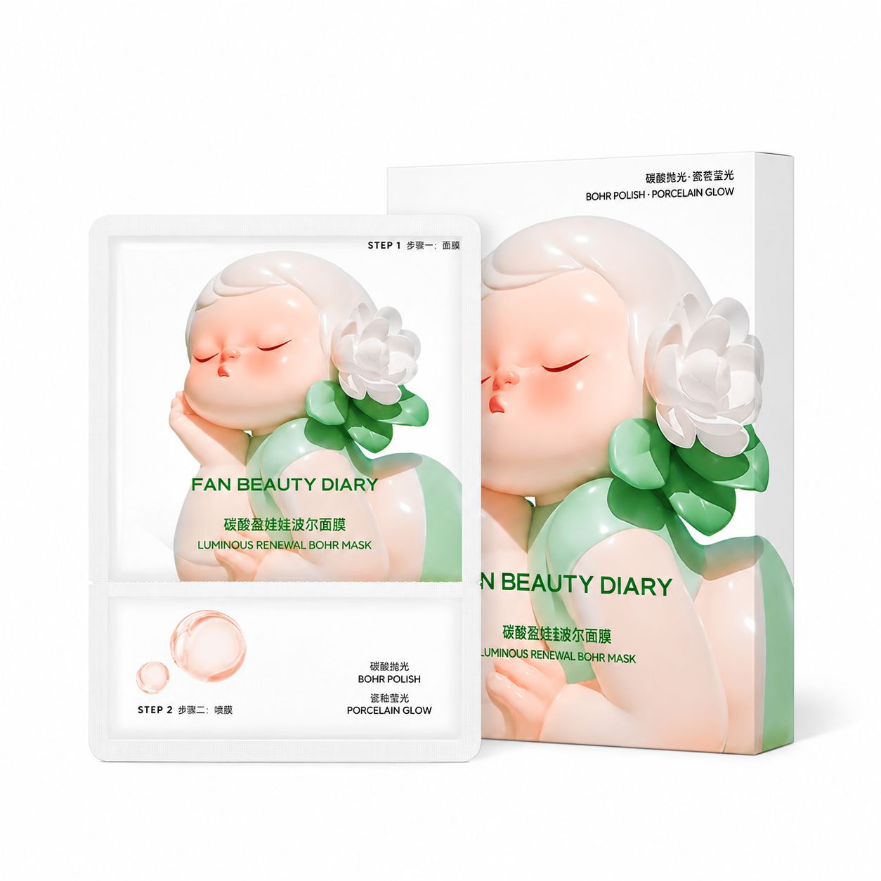 Fan Beauty Diary Luminous Renewal Bohr Mask 5pcs/Box