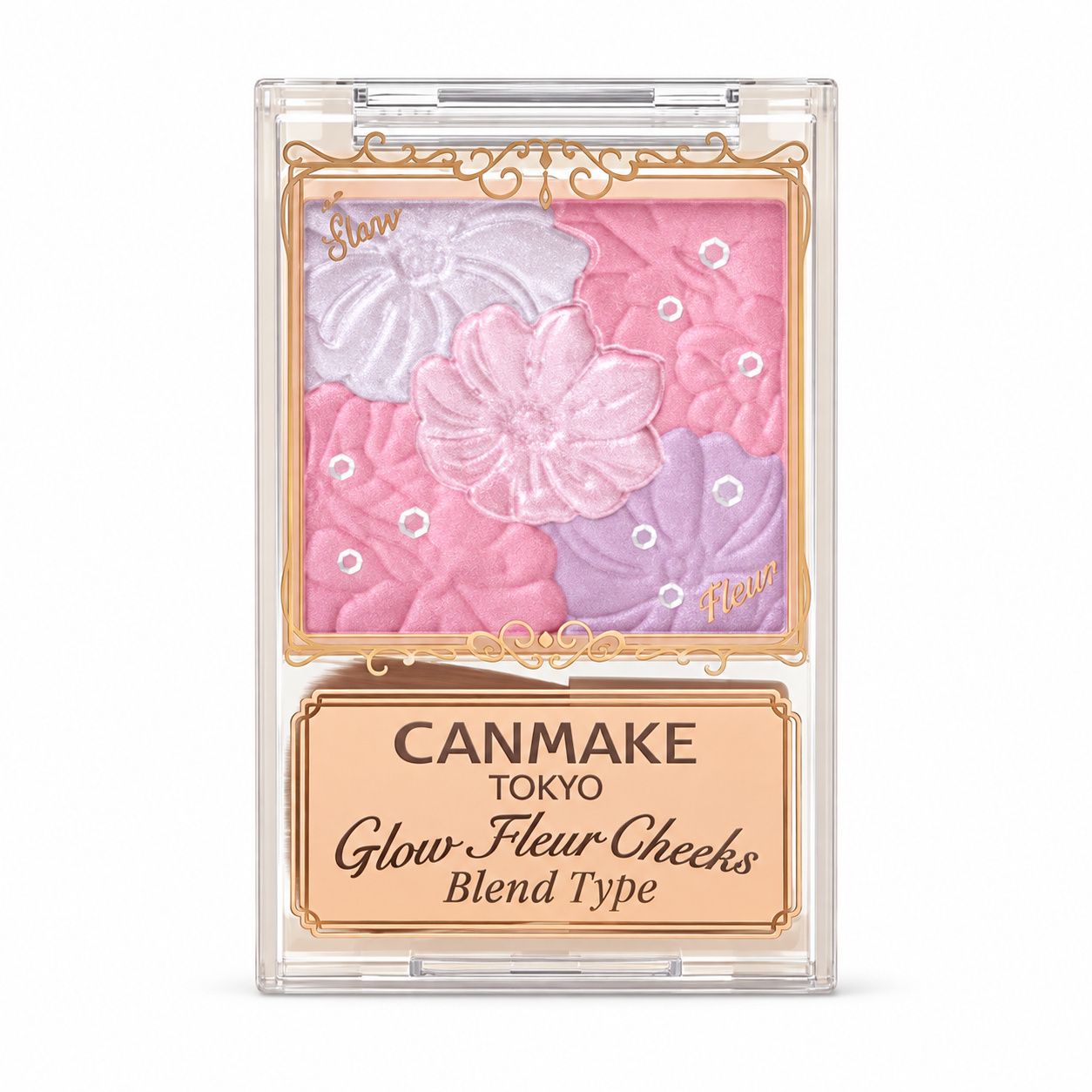Canmake Glow Fleur Cheeks Blend Type B03 Lavender Cream