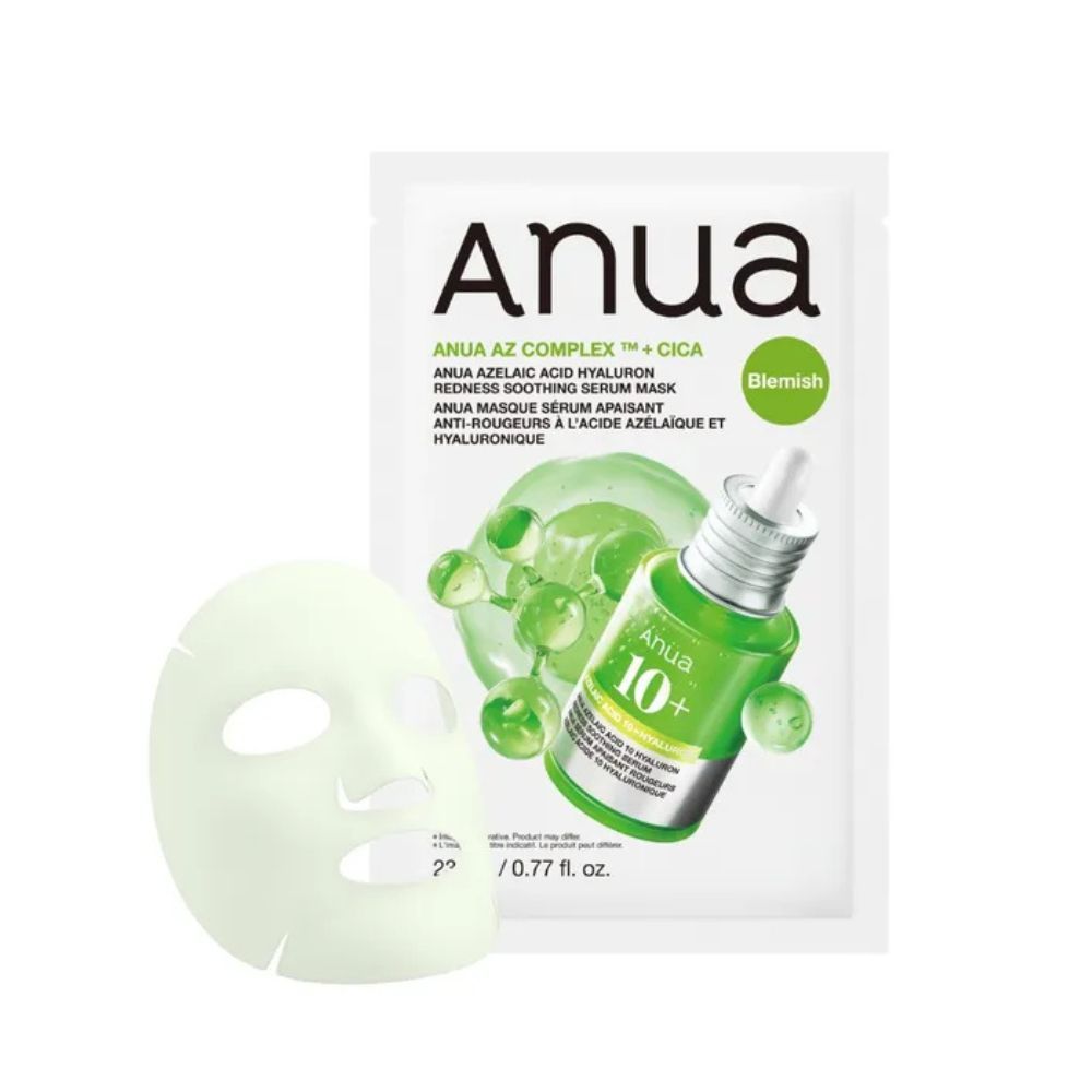 Anua Azelaic Acid Hyaluron Redness Soothing Serum Mask 1 Sheet