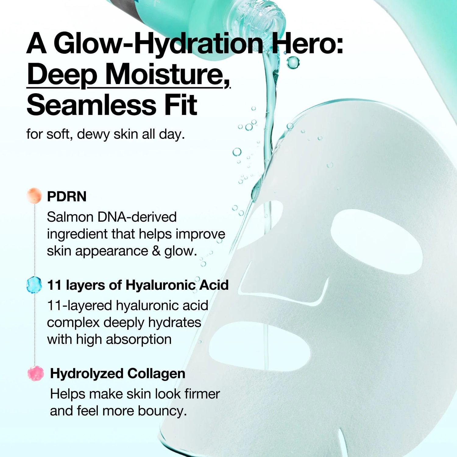 Anua PDRN Hyaluronic Acid Capsule 100 Serum Mask 1 Sheet*