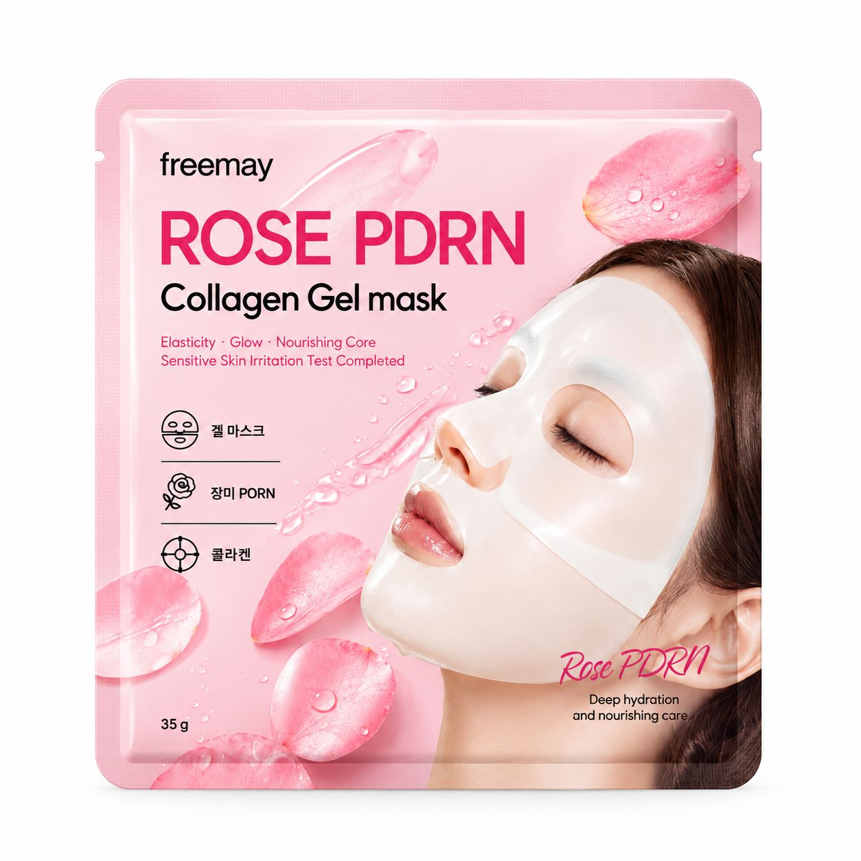 Freemay Rose PDRN Collagen Gel Mask 3pcs/Box