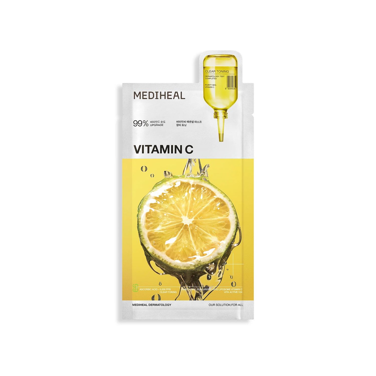 Mediheal Vitamin C Essential Mask + Clear Toning Mask 1 Sheet