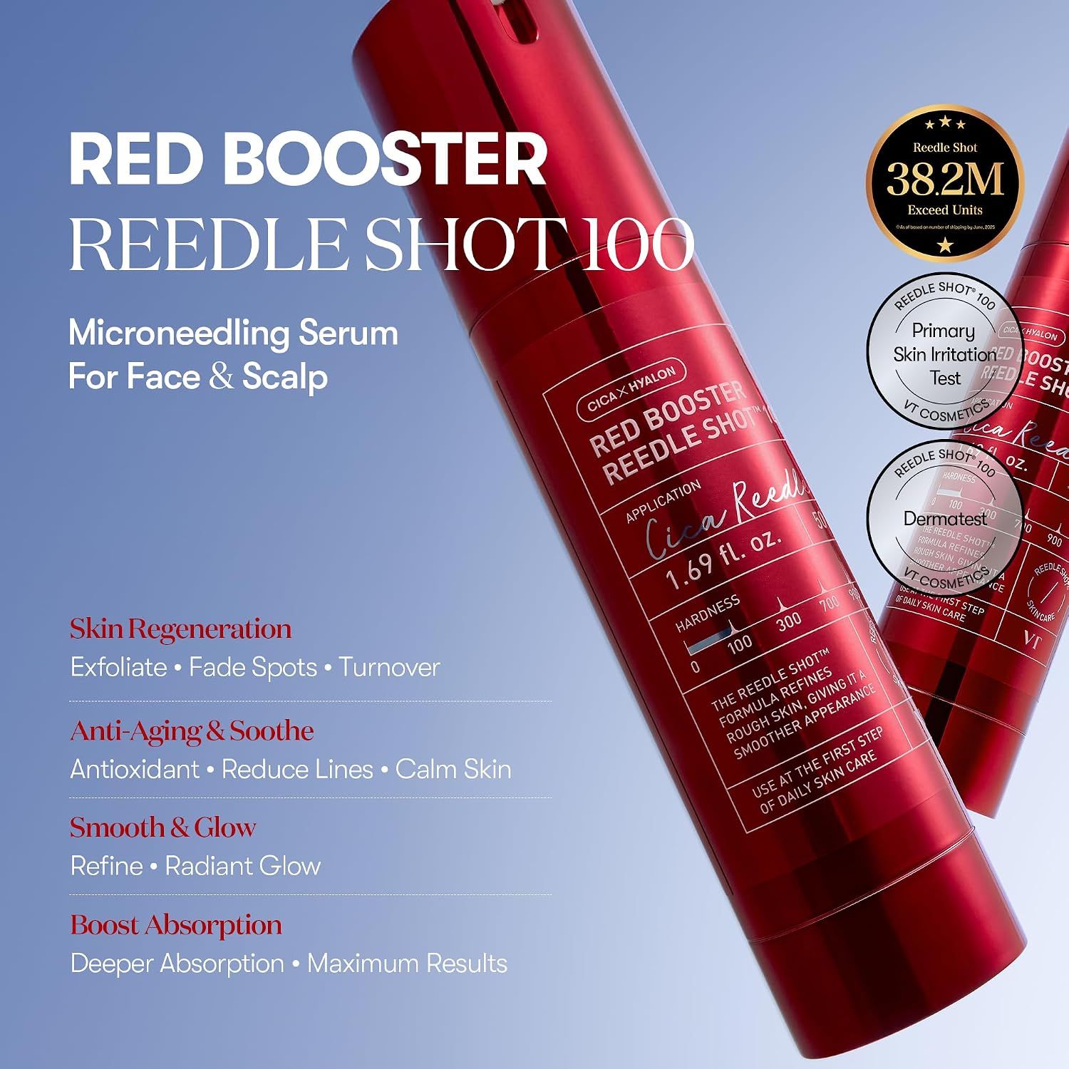 VT Cosmetics Red Booster Reedle Shot 100 (50ml)