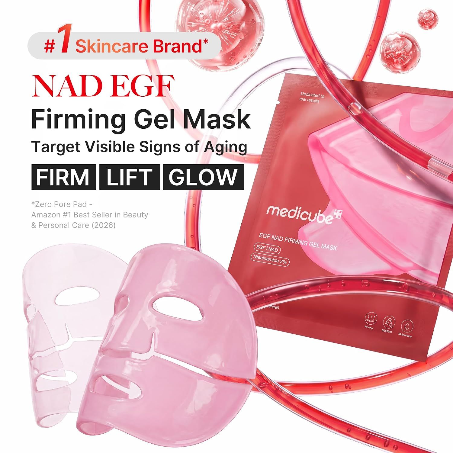 Medicube EGF NAD Firming Gel Mask 4 Sheets/Box