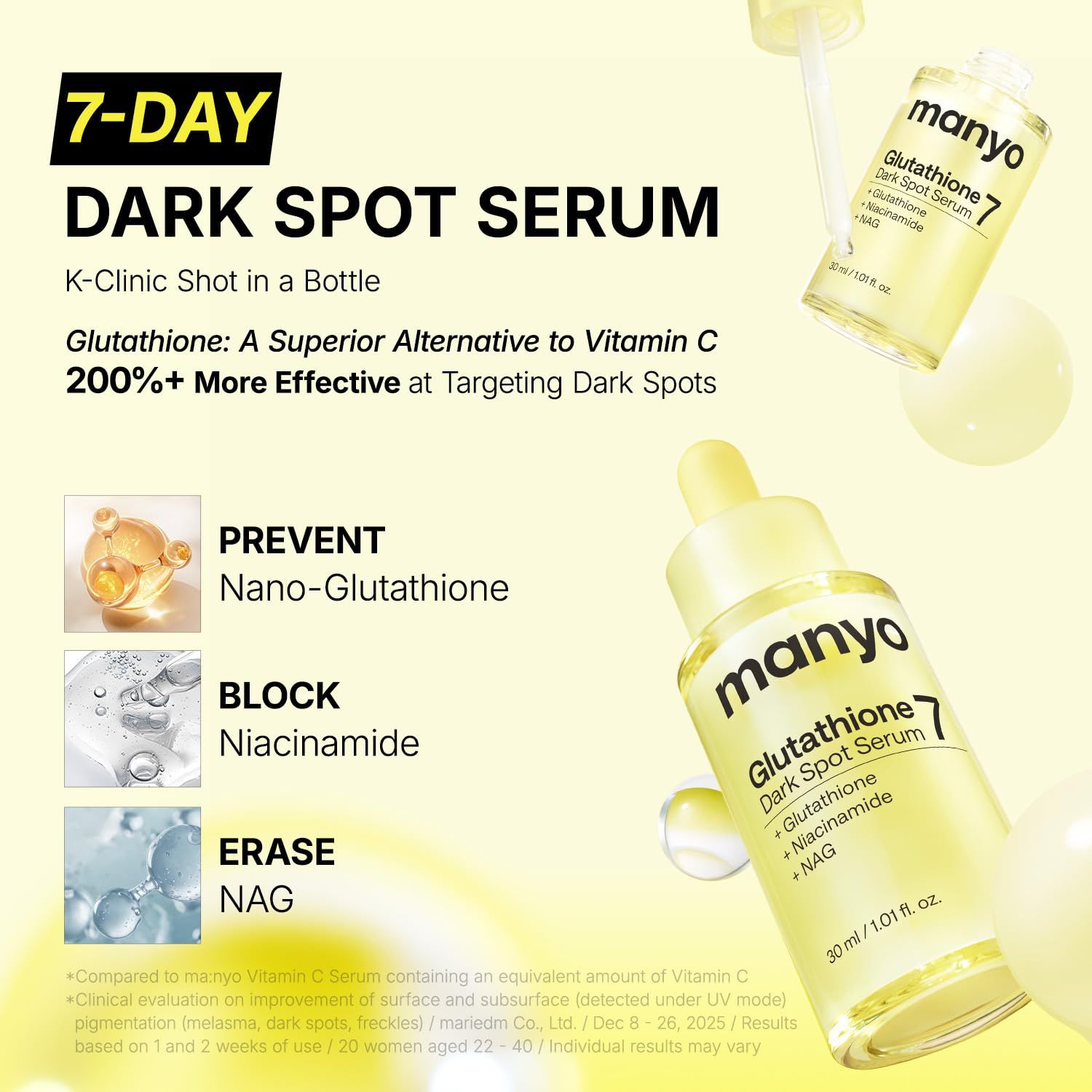 Ma:nyo Glutathione 7 Dark Spot Serum 30ml