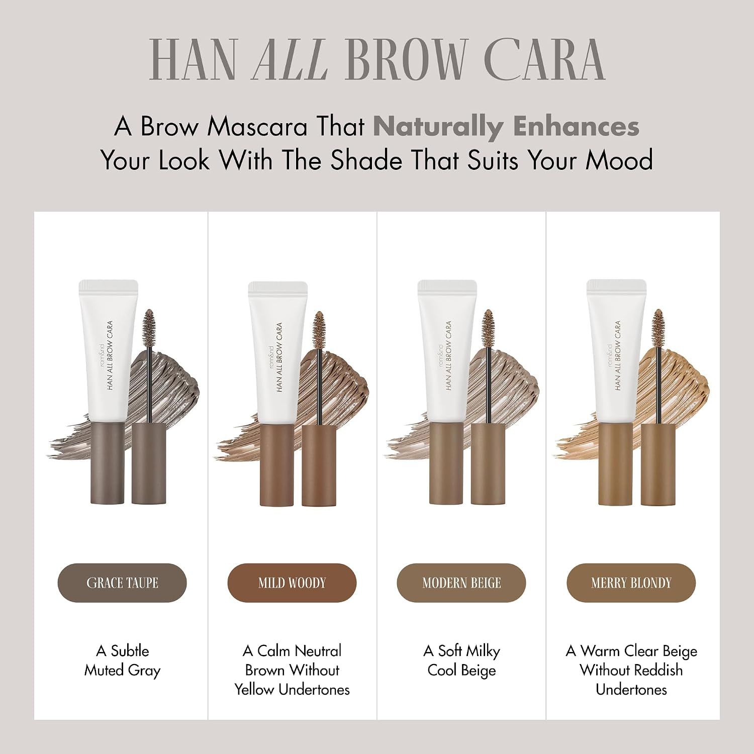 Rom&amp;nd Han All Brow Cara #04 Merry Blondy