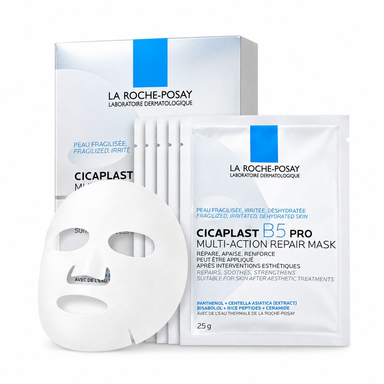 La Roche-Posay B5 PRO Multi-Action Repair Mask 5pcs/Box