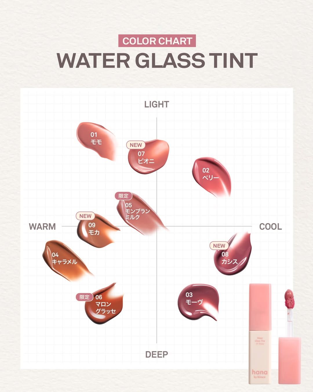 Hana by Hince Water Glass Tint #05 Mont Blanc Milk