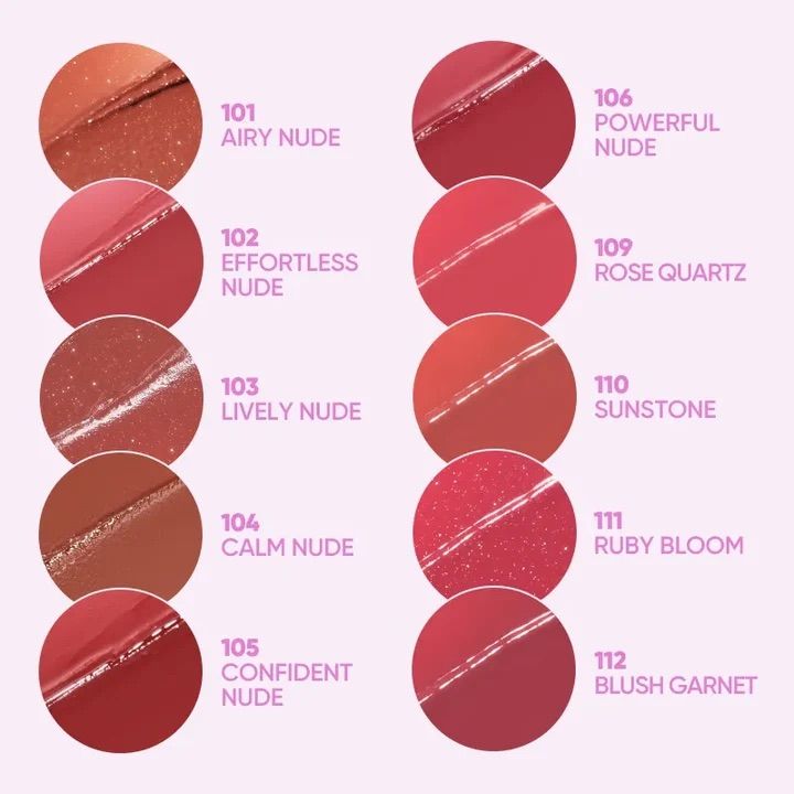 Judydoll PDRN Stay Shine Lipstick #109 Rose Quartz