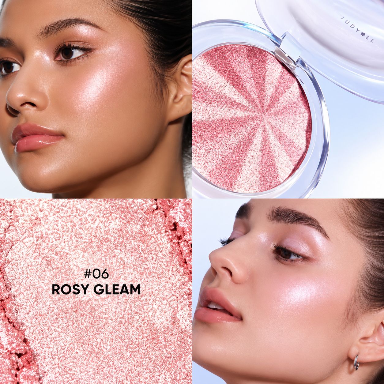 Judydoll Glow Magnify Highlighter #06 Rosy Gleam