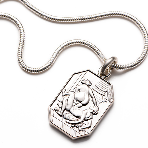 Juliette Sterling Silver Emerald Cut Pendant & Chain