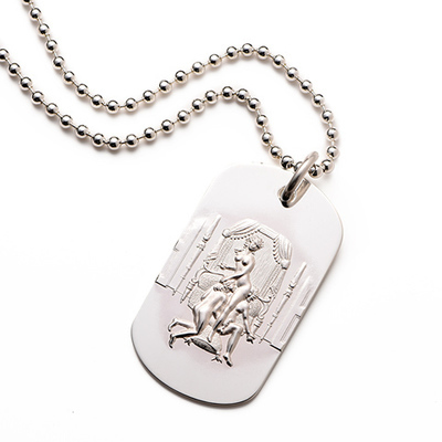 Donatien Sterling Silver Dog Tag