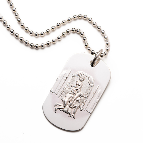 Donatien Sterling Silver Dog Tag