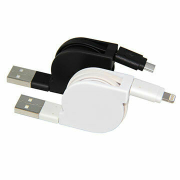 Cable Lightning to USB Extendible Noodle  ( Random Colour )