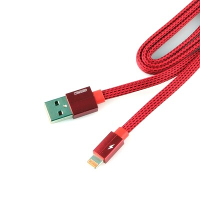 Data Cable Lightning to USB Noodle Knit Style 1m