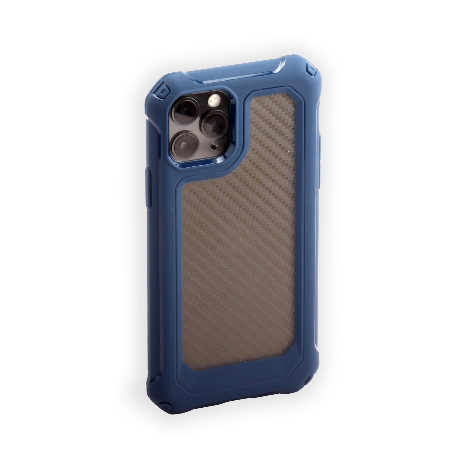 iPhone 12 Pro Max 6.7 Clear Knit Case, Color: Navy