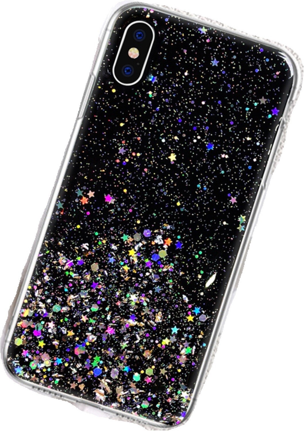 iPhone 12 / 12 Pro 6.1 Shinning Glitter Case, Color: Black