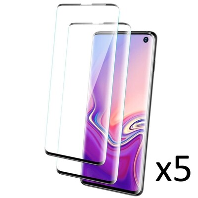Samsung S10 3D Full Glue Glass Screen Protector ( 5 Pack )